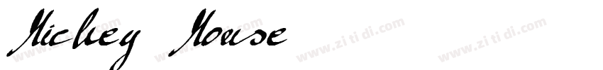 Mickey Mouse字体转换